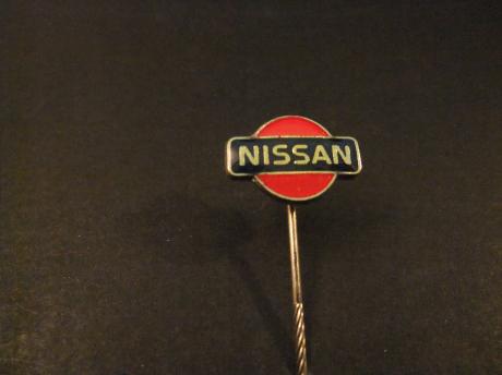 Nissan Japanse autofabrikant.logo emaille uitvoering